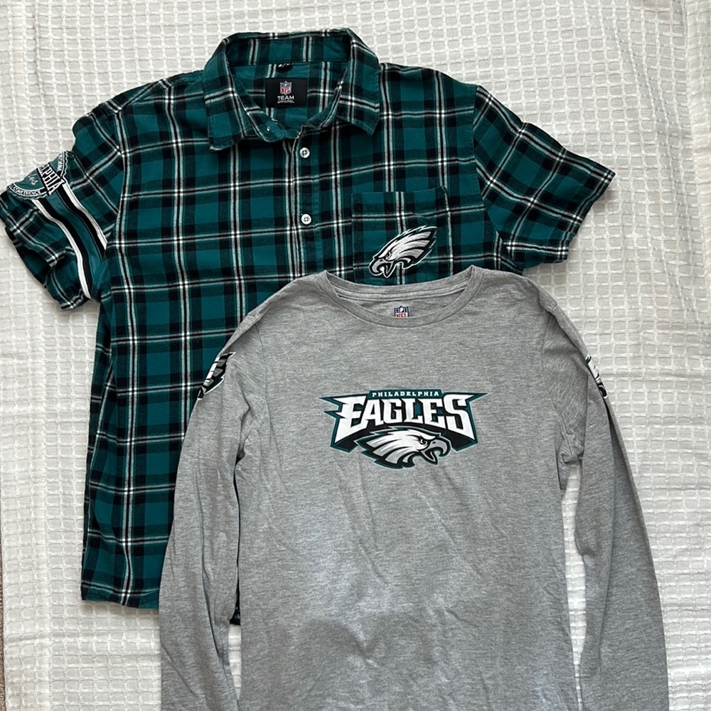 Set of Philadelphia Eagles shirts Size Medium